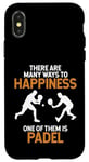 iPhone X/XS Many Ways To Happiness Paddleball Paddle Tennis Padel Case