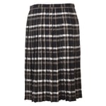 ARMANI JEANS Skirt Black Check Pleated Size 46 / UK 14 / US 10 RRP £199 RL 196