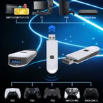 Récepteur De Convertisseur De Manette De Jeu Portable Pour Ps5 Ps4/Switch Pro/Xbox One S Contrôleur Compatible Bluetooth Adaptateur Sans Fil