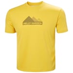 Helly Hansen Mens HH Tech Graphic T-Shirt - Gold Rush, 2XL