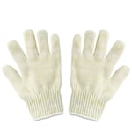 Gant anti chaleur, résistants à la chaleur Mitaines,four, cheminée, résistant à la chaleur jusqu'à 300°C, taille universelle, beige(2 pcs - Choyclit