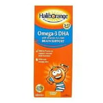 HALIBORANGE OMEGA 3 DHA BRAIN SUPPORT 3-12 YEARS ORANGE FLAVOUR SYRUP 300ML