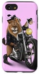 Coque pour iPhone SE (2020) / 7 / 8 Lion Riding Classic Chopper Moto