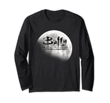 Buffy The Vampire Slayer Distressed Full Moon Title Logo Long Sleeve T-Shirt