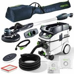 Festool Ponceuse à bras + M Vide 575455 LHS E 225 Planex Easy + Ctm 36 E AC