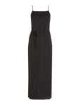 Calvin Klein Recycled Cdc Midi Slip Dress Svart