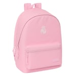 Laptop Backpack Real Madrid C.F. Pink 31 x 44 x 18 cm