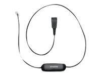 Jabra Smart Cord - Headset-Kabel - Svart - För Cisco Ip Phone 78Xx  Biz 2300  Mitel 74Xx  Dialog 42Xx, 44Xx, 5446  Snom 71X