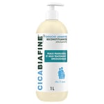 Cicabiafine | Douche Lavante Reconstituante Apaisante (flacon-pompe de 1 L) – Gel douche pour peaux fragilisées et sous traitement oncologique – Nettoyant corps pour apaiser la peau