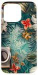 Coque pour iPhone 15 Pro Max White Pop Art Tropical Magic Book Floral Coffee Books