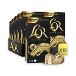 L'OR Absolu - 100 Capsules Or Absolu Intensité 9 - compatibles Nespresso (lot de 10 x 10)