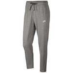 Nike Men's M Nsw Club Pant Oh Jsy Sport Trousers, Dk Grey Heather/(White), Medium