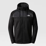 The North Face Men's Reaxion Fleece Full-Zip Hoodie TNF Black-Asphalt Grey (7Z9O KT0)