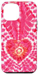 Coque pour iPhone 12 Pro Max Style Tie Dye Rose Amour Méditation Zen Motif Cœur Boho