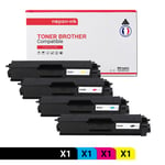 NOPAN-INK - Toner x4 TN-328 (TN328) Noir + Cyan + Magenta + Jaune compatible pour Konica Minolta Bizhub C300 i C250 i C360