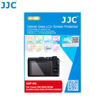 JJC Glass LCD Screen Protector for CANON Powershot G9X II G7X II G5X II G1X III