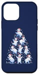 Coque pour iPhone 12 mini Ours polaire Arbre de Noël Drôle Ours de glace Vacances