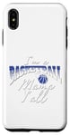 Coque pour iPhone XS Max Southern Moms Cadeau de basket-ball fantaisie pour femme Bleu et blanc