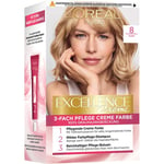 L’Oréal Paris Hiusväri kokoelma Excellence Creme Kerman väri 8 Blondi 1 Stk. (7,58 € / 1 Kpl)