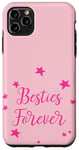 Coque pour iPhone 11 Pro Max Jolies étoiles avec inscription « Best Friends For Besties Forever Friend »