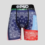 PSD Bandanas Paisley Blue Red Urban Athletic Boxers Briefs Underwear 22011014