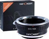 Kf Adapter K&F For Sony E Nex For Canon Eos Ef Kf06.069