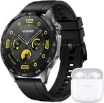 HUAWEI WATCH GT 4 Smart Watch 46MM Black, up to 2 Weeks Battery Life Fitness Tra