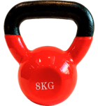 Iron/Vinyl Kettlebell 8 KG. NONE NO SIZE