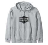 Mission Complete Gaming Victory Gamer Zip Hoodie