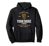 Vintage Styled Retro Yorkshire Terrier Pullover Hoodie