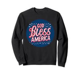 Cool God bless America Stamp Sweatshirt