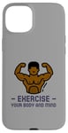 iPhone 15 Plus Exercise Your Body and Mind Health Fitness Gym Trainer Hiit Case