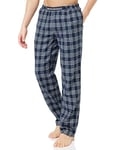 Emporio Armani Men's Emporio Armani Men's Trousers Yarn Dyed Woven Pyjamas Sweatpants, Navy/cream check, S UK