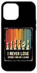 iPhone 12 Pro Max Chess Club I Never Lose Either I Win Or Learn Chess Coach Case