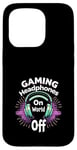 Coque pour iPhone 15 Pro Musique et jeux audio immersifs Bandes sonores Gaming Beats