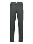 Les Deux Como Herringb Suit Pants Khaki Green