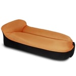 Chaise Longue Gonflable Portable Air Beds Sleeping Sofa Couch Pour Voyager Camping Beach Backyard, Mauve
