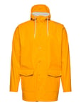 Erik M Dull Pu Jacket W-Pro 5000 Outerwear Rainwear Rain Coats Yellow Weather Report