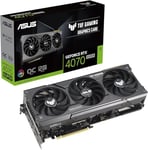 ASUS GeForce RTX 4070 Super 12G TUF Gaming OC Graphics Card - 2580MHz Boost Clock, GDDR6X, PCIe Gen 4, DLSS 3, HDMI 2.1a, 3 x DisplayPort 1.4a (Supports 4K & 8K HDR)