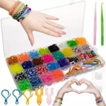 Loom Bands Kit - 1500st i 23 färger multifärg