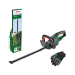 Bosch Cordless Hedge Cutter UniversalHedgeCut 18V-50 (Without Battery, 18 Volt System, Brushless Motor, Blade Length: 50 Cm, With XL Gardening Gloves Included, In Carton Packaging) â€“ Amazon Edition