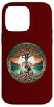 Coque pour iPhone 14 Pro Max Folk Music In Nature By A Lake Guitare acoustique hippie