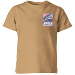 Jaws Retro Kids' T-Shirt - Tan - 3-4 ans