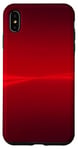 Coque pour iPhone XS Max Art rouge abstrait minimaliste esthétique