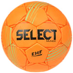 Ballons de handball Unisexe, Select Mundo EHF Handball, Orange