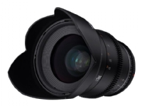 Samyang VDSLR 35mm T1.5 MK2, Biograflinser, 12/10, Sony E