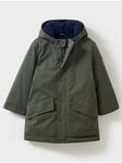 Crew Clothing Boys Parka Coat - Khaki