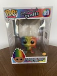 Funko Pop Jumbo Rainbow Troll - Goog Luck Trolls Limited Édition CHASE Numéro 9