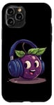 iPhone 11 Pro Fruits with Headphones for Huckleberry Lovers Case