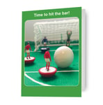 Football Birthday Card Subbuteo Boys Birthday Card Inlcudes Envelope 7 X 5 Inch